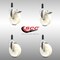 Service Caster 5 Inch 316SS Nylon Swivel 7/8 Inch Expanding Stem Caster Lock Brake SCC, 2PK SCC-SS316TTLEX20S514-NYS-2-S-2-78 - alternate 3